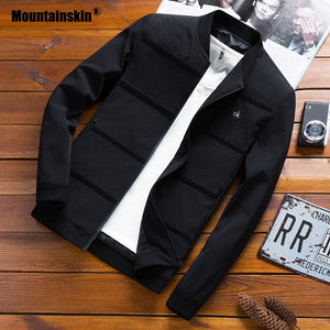 Mountainskin Spring Jackets Mens Pilot Bomber Jacket Male Fashion Baseball Hip Hop Coats Slim Fit Coat Brand Clothing SA679