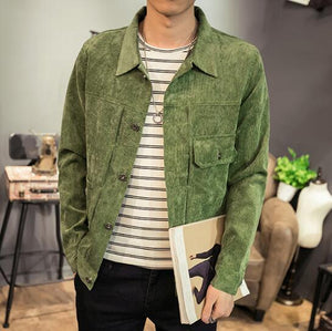 Zongke Japan Style Corduroy Jacket Men Hip Hop Streetwear Men Jacket Coat Windbreaker Clothes Bomber Jacket Men 5XL 2019 New