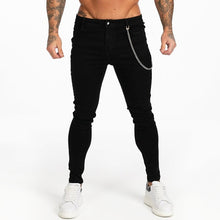 Charger l&#39;image dans la galerie, Mens Skinny Jeans 2019 Super Skinny Jeans Men Non Ripped Stretch Denim Pants Elastic Waist Big Size European W36 zm01