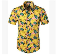 Charger l&#39;image dans la galerie, NEW Men Hawaiian Shirts Summer Floral Printed Beach Short Sleeve Camp Casual Shirt Tops Blouse