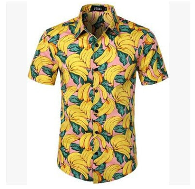 NEW Men Hawaiian Shirts Summer Floral Printed Beach Short Sleeve Camp Casual Shirt Tops Blouse