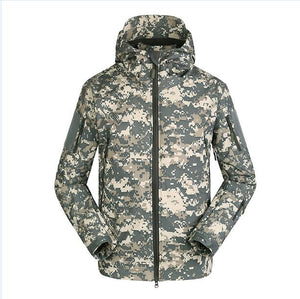 TAD Tactical Gear Soft Shell Outdoors Jacket High Quality Men Army Casual Waterproof Hunter Warm Clothes Military Hike Jacket