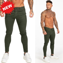 Charger l&#39;image dans la galerie, Mens Skinny Jeans 2019 Super Skinny Jeans Men Non Ripped Stretch Denim Pants Elastic Waist Big Size European W36 zm01