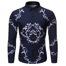 Charger l'image dans la galerie, Stylish Western Cowboy Shirt Men Brand Design Embroidery Slim Fit Casual Long Sleeve Shirts Mens Wedding Party Shirt for Male