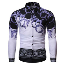 Charger l'image dans la galerie, Stylish Western Cowboy Shirt Men Brand Design Embroidery Slim Fit Casual Long Sleeve Shirts Mens Wedding Party Shirt for Male