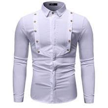 Charger l'image dans la galerie, Stylish Western Cowboy Shirt Men Brand Design Embroidery Slim Fit Casual Long Sleeve Shirts Mens Wedding Party Shirt for Male