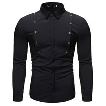 Charger l'image dans la galerie, Stylish Western Cowboy Shirt Men Brand Design Embroidery Slim Fit Casual Long Sleeve Shirts Mens Wedding Party Shirt for Male