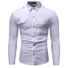 Charger l'image dans la galerie, Stylish Western Cowboy Shirt Men Brand Design Embroidery Slim Fit Casual Long Sleeve Shirts Mens Wedding Party Shirt for Male