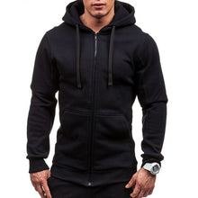 Charger l&#39;image dans la galerie, Meihuida Autumn Men Casual  Solid Zip Up Warm Pocket Cotton Breathablity Hoodie Hoodies Sweatshirt Jacket Coat Top Tops