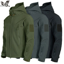 Charger l&#39;image dans la galerie, New Lurker Shark Skin Soft Shell V5 Military Tactical Jacket Men Waterproof Windproof Soft Shell Windbreaker Army Coats