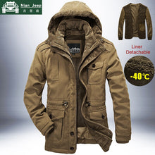 Charger l&#39;image dans la galerie, Mens Parkas High Quality Detachable 2 in 1 Coat