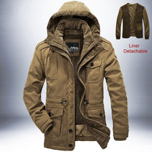 Charger l&#39;image dans la galerie, Mens Parkas High Quality Detachable 2 in 1 Coat