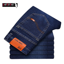 Charger l&#39;image dans la galerie, 2020 Spring Autumn Jeans Men Stretch Denim Slim Jean Man Black Blue Business Mens Jeans Brand Soft Trousers Male Pant Large Size