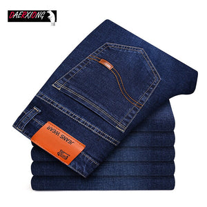 2020 Spring Autumn Jeans Men Stretch Denim Slim Jean Man Black Blue Business Mens Jeans Brand Soft Trousers Male Pant Large Size