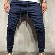 Charger l&#39;image dans la galerie, Men Solid Skinny Jeans Pants Fashion Streetwear Jeans Hip Hop Slim Fit Denim Pants Male Stretchy distressed Jeans Plus Size 3XL