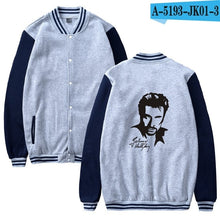 Charger l&#39;image dans la galerie, Johnny Hallyday baseball Jacket men/women uniform coat winter fashion sweatshirt warm hip hop college women Jackets clothes