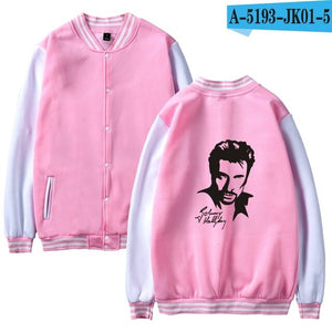 Johnny Hallyday baseball Jacket men/women uniform coat winter fashion sweatshirt warm hip hop college women Jackets clothes