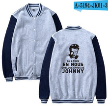 Charger l&#39;image dans la galerie, Johnny Hallyday baseball Jacket men/women uniform coat winter fashion sweatshirt warm hip hop college women Jackets clothes