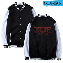 Charger l&#39;image dans la galerie, Johnny Hallyday baseball Jacket men/women uniform coat winter fashion sweatshirt warm hip hop college women Jackets clothes