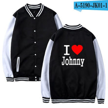 Charger l&#39;image dans la galerie, Johnny Hallyday baseball Jacket men/women uniform coat winter fashion sweatshirt warm hip hop college women Jackets clothes