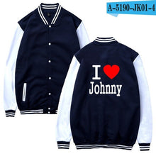 Charger l&#39;image dans la galerie, Johnny Hallyday baseball Jacket men/women uniform coat winter fashion sweatshirt warm hip hop college women Jackets clothes