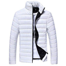 Charger l&#39;image dans la galerie, 2019 New Mens Ultralight Jacket Casual Autumn Winter White Duck Down Windbreaker Overcoat Warm Parka Male Coat Fashion Outerwear