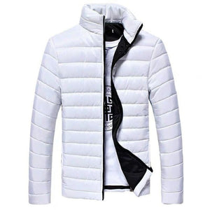 2019 New Mens Ultralight Jacket Casual Autumn Winter White Duck Down Windbreaker Overcoat Warm Parka Male Coat Fashion Outerwear