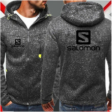 Charger l&#39;image dans la galerie, Men Sports Casual Wear Zipper COPINE Fashion Tide Jacquard Hoodies Fleece Solomon Jacket Fall Sweatshirts Autumn Winter Coat