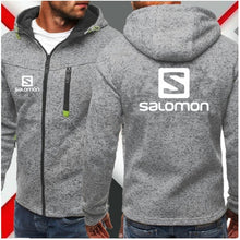 Charger l&#39;image dans la galerie, Men Sports Casual Wear Zipper COPINE Fashion Tide Jacquard Hoodies Fleece Solomon Jacket Fall Sweatshirts Autumn Winter Coat