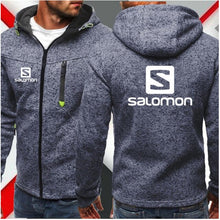 Charger l&#39;image dans la galerie, Men Sports Casual Wear Zipper COPINE Fashion Tide Jacquard Hoodies Fleece Solomon Jacket Fall Sweatshirts Autumn Winter Coat