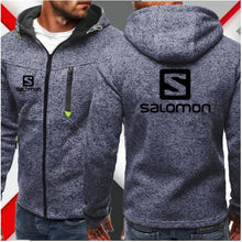 Charger l&#39;image dans la galerie, Men Sports Casual Wear Zipper COPINE Fashion Tide Jacquard Hoodies Fleece Solomon Jacket Fall Sweatshirts Autumn Winter Coat