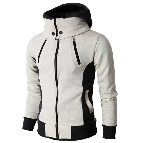 Men zip jacket Fashion men jacket warm men jacket winter Men's Hoodie Jacket Wool Fleece Warm Jacket Fashion Zip Pocket Jacket