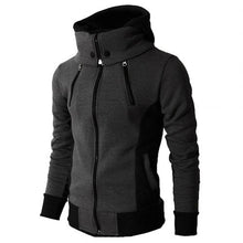 Charger l&#39;image dans la galerie, Men zip jacket Fashion men jacket warm men jacket winter Men&#39;s Hoodie Jacket Wool Fleece Warm Jacket Fashion Zip Pocket Jacket