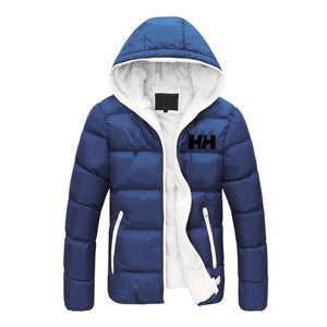 Male jacket 2019 winter informal mountain cover men's slim HH with hoodie, trendy coat plus size 3XL