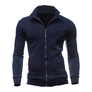 2020 lowest price Men Standing Collar Jacket Men Cardigan Coat Pocket Jacket Sweatshirt  Solid Strick Herren Pullover 2020