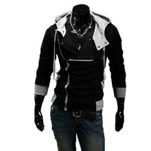 Charger l&#39;image dans la galerie, Men Zip Up Hooded Sweatshirt Slim Fit Autumn Coat Tops Warm Outwear Long Sleeves Jackets H9