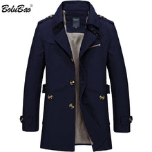 Charger l&#39;image dans la galerie, BOLUBAO Men Jacket Coat Fashion Trench Coat New Spring Brand Casual Fit Overcoat Jacket Outerwear Male