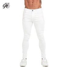 Charger l&#39;image dans la galerie, Mens Skinny Jeans 2019 Super Skinny Jeans Men Non Ripped Stretch Denim Pants Elastic Waist Big Size European W36 zm01