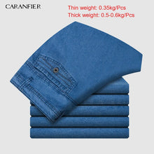 Charger l&#39;image dans la galerie, CARANFIER Mens Jeans Designer High Quality Classic Denim Pants Summer Baggy 2019 New Stretch Jeans Men Fashion Elasticity Jeans