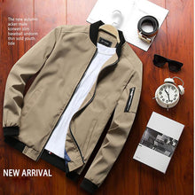 Charger l&#39;image dans la galerie, DIMUSI Spring New Men&#39;s Bomber Zipper Jacket Male Casual Streetwear Hip Hop Slim Fit Pilot Coat Men Clothing Plus Size 4XL,TA214