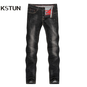 Men's Jeans 2019 Mens Black Jeans Slim Fit Stretch Autumn Denim Casual Quality Pants Business Trousers for Man Boys Jean Homme